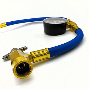 Tuyau de charge de soupape de sécurité pour R12 <span class=keywords><strong>R134</strong></span> R410 R32 pour jauge de collecteur de gaz réfrigérant Fréon Compatible - Product Image 3