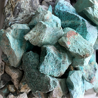Pierre brute de turquoise africaine naturelle brute bon marché en gros en vrac