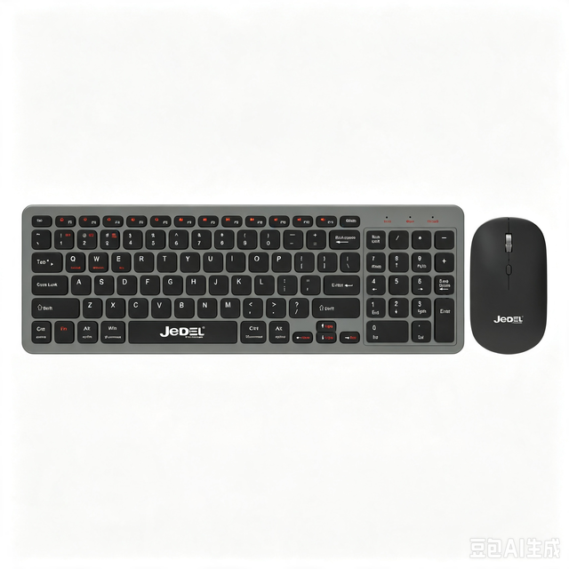 Hot-selling JEDEL WS620 Slim Ergonomic Dual Mode BT+2.4Ghz Rechargeable Wireless Keyboard Mouse Combo 1600 DPI Multimedia Keys