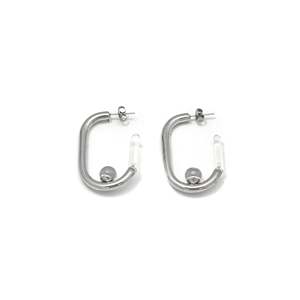 Pendientes de Perlas de Acero Inoxidable 316L con Baño de Oro PVD, Diseño de Aro Resistente y Sostenible - Product Image 1