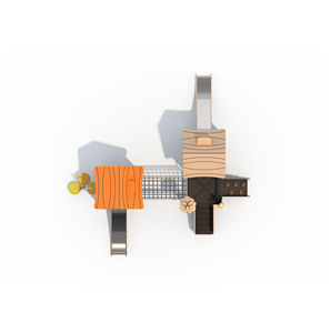 Personnaliser l'équipement commercial d'escalade de terrain de jeu extérieur pour enfants Maison pour enfants - Product Image 2