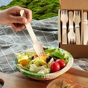 Vente en gros d'usine, couverts en bois biodégradables, cuillère en bois jetable avec fonction compostable - Product Image 5