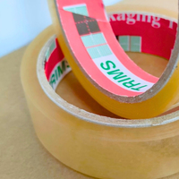 Cinta Adhesiva Acrílica Transparente de una Cara - Sellado Seguro para Cajas de Cartón, Protección de Envío sin Daños, Fabricada por BD