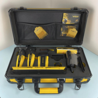 Ensemble d'outils de barbier professionnel VGR V-285 4 en 1, tondeuse à cheveux, rasoir, sèche-cheveux, kit de toilettage de salon avec base de charge