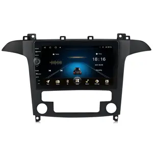 Android 10.0 Auto Stereo Multimedia Voor Ford S-Max Ford S Max 2006 2007 2008 2015 Gps Navigatie Wifi 4G Auto Dvd Fm Radio Speler