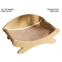 Coussin de lit pour chat en sisal moderne et écologique, griffoir, chaise à bascule, coussin de nid, lavable, antidérapant, pour canapé et fauteuil inclinable