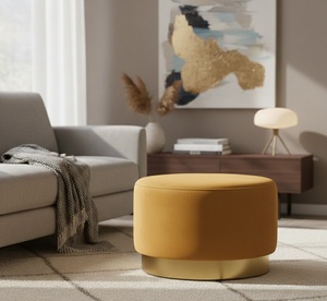 Sillas y Otomanas Modernas de Lujo, Muebles Tapizados con Asientos y Reposapiés para Sala de Estar, Dormitorio, Vestíbulo de Hotel e Interiores - Product Image 2