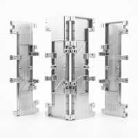 Plaque de refroidissement liquide en aluminium usinée CNC sur mesure OEM, bloc d'eau, dissipateur thermique, radiateur pour la gestion thermique des GPU et CPU des serveurs IA