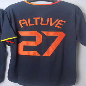 Camiseta de Béisbol Cosida para Hombre 2026, Jose Altuve, <span class=keywords><strong>Yordan</strong></span> Alvarez, Jeremy Pena, Tallas S-3XL - Product Image 3