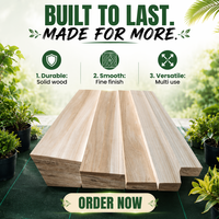 Panel de Paulownia con Cantos Encolados a Precio de Fábrica, Superficie Templada, Resistente a la Humedad, para la Construcción de Muebles a Medida