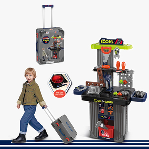Ensemble de jeu de construction SY, établi portable avec valise, ensemble d'outils de jeu d'imitation pour enfants, apprentissage STEM, cadeau de construction - Product Image 2