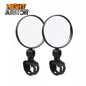 2er-Pack Universal-Fahrradspiegel für Mountainbikes und Rennräder, Mini, drehbar, Rückspiegel für Lenker aus Glas - Product Image 1
