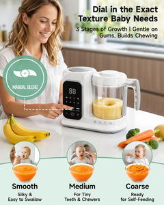 Robot culinaire multifonction pour <span class=keywords><strong>bébé</strong></span> : <span class=keywords><strong>mixeur</strong></span>, hachoir, <span class=keywords><strong>cuiseur</strong></span> vapeur pour légumes et fruits, préparateur de repas pour <span class=keywords><strong>bébé</strong></span> - Fournisseur d'usine - Product Image 2