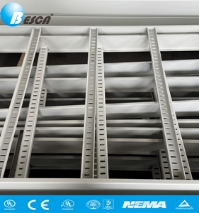 BESCA NEMA Standard Ladder Cable Tray Hot-Dip Galvanized UL/CE Listed Heavy Load-Bearing for Factory & Building Cable Management - Product Image 2