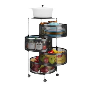Cesta giratoria de almacenamiento de juguetes, estante para aperitivos, armario de almacenamiento con casillero para sala de estar, soportes y estantes de almacenamiento modernos - Product Image 1