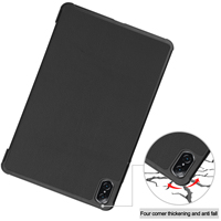 CYKE – étui à tablette en cuir Pu, support de tablette magnétique Pc housse de protection rigide triple pour Honor V7 Krj2-w09 2021 10.4 pouces