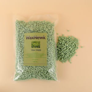 WaxNewK 1000g 1kg Cera <span class=keywords><strong>Depilatoria</strong></span> Solida Naturale all'Olio di Tea Tree per Rimozione Peli Corpo per Donne e Uomini - Product Image 5