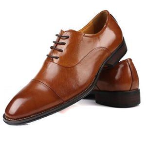 Chaussures en cuir pour hommes de haute qualité, vente chaude, semelle épaisse, imperméables, dessus en cuir véritable, automne - Product Image 6