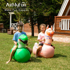 AirMyFun Offre Spéciale bâche gonflable en PVC personnalisée <span class=keywords><strong>poney</strong></span> rebondissant de course de chevaux jouets de saut gonflable en PVC pour enfants - Product Image 2