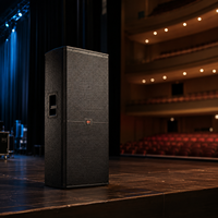 Système de sonorisation professionnel DSZ DS-FQ215 à double haut-parleur de 15 pouces, passif, à poser sur le sol, avec basses puissantes pour concerts et événements