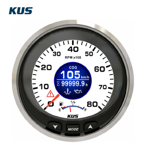 <span class=keywords><strong>KUS</strong></span> マリンゲージ 12V 100mm 3インチ LED ディスプレイ レベルゲージ 計器 J1939 & NMEA2000 対応 - Product Image 3
