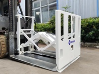 Dispositif push-pull de fixation de chariot élévateur, à travers la feuille de glissement, poussez et tirez facilement les marchandises, améliorez l'efficacité du chariot élévateur