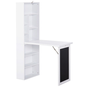 DB supporto a parete scrivania del <span class=keywords><strong>Computer</strong></span> pieghevole tavolo portatile con libreria e cassetto per l'home Office o Hotel uso - Product Image 3