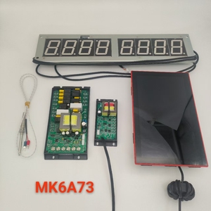 ตัวควบคุมอุณหภูมิเตาอบแบบหมุนขนาดใหญ่ MEIKONG รุ่น MK6A73 หน้าจอสัมผัส LCD IP68 OEM/ODM ตัวควบคุมเทอร์โมสตัทพลาสติก 1C - Product Image 3