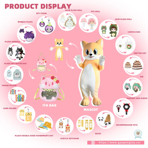 Almohada de cuerpo bonito de felpa personalizada, juguete suave de dibujos animados para abrazar para ropa de cama, cojines de animales, juguetes de calefacción para aliviar el dolor abdominal, zarigüeya - Product Image 5