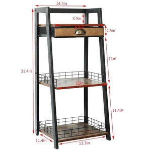 <span class=keywords><strong>3</strong></span>-слойная независимая полка для ванной комнаты стойка для хранения открытый напольный кронштейн с местом для прачечной и гостиной для организации дома - Product Image 3