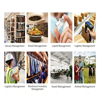 Autocollant/Mini-étiquette RFID passive EPC Gen2 13,56 MHz imprimable, étanche/résistant aux intempéries, contrôle d'accès, applications hôtelières et commerciales