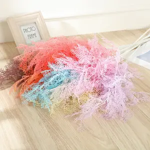 A41 Ins 2021 DIY Design Most Hot beautiful Color dried Phoenix Tail flowers fountain grass Office Home Table decoration