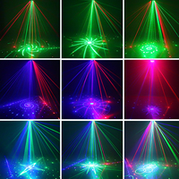 Projecteur LED RGB+UV Wuzstar - Lumières de disco activées par le son, effets stroboscopiques DMX pour DJ/éclairage de scène, bars KTV, clubs, mariages