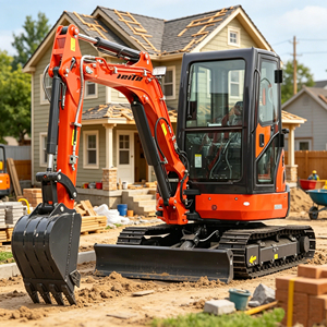 รถขุดขนาดเล็ก 1 ตัน 2 3.5 ตัน แบบกะทัดรัด สำหรับสวน บ้านเรือน และการเกษตร - Product Image 1