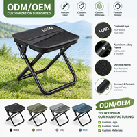 Chaise de camping pliable en aluminium Oxford Jiafei - Durable, légère, résistante aux intempéries, portable, mobilier de pique-nique d'extérieur