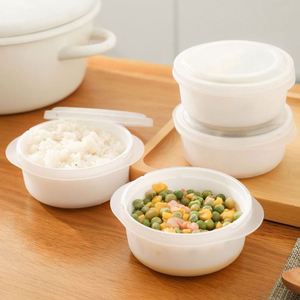 Portable <b>Small</b> Plastic Lunch Box Special <b>Microwave</b> Heating Bowl Lid Fresh-keeping Features for Office Workers for Office - Product Image 1