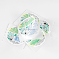 Étiquettes personnalisées pour livrets cosmétiques, étiquettes pour soins de la peau, étiquettes pour flacons de sérum, contenu multi-pages plié et étendu, directement de l'usine