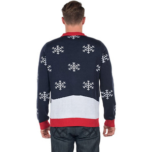 Family Clothes Custom Knitted Snowflakes <strong>Tops</strong> <strong>Ugly</strong> Merry Xmas Winter Knitted Christmas Sweaters - Product Image 3