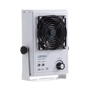 CANMAX Ventilador ionizador de protección contra descargas eléctricas antiestáticas de Banco rápido Elimina el soplador de aire ionizante estático