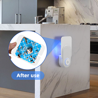 Piège à mouches électrique intelligent OEM avec panneau collant pour moustique, moucherons, mouches des fruits, chargeur rechargeable