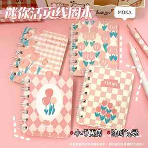 School Kids Kawaii Cartoon Custom Flower Design Spiral Binding <b>A7</b> Paper Cover Cute Mini Gift <b>Notebook</b> Customizable LOGO - Product Image 5