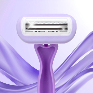 D963L <span class=keywords><strong>svedese</strong></span> sei in acciaio inox lama monouso da donna rasoio con sapone Bar plastica rasoio - Product Image 2