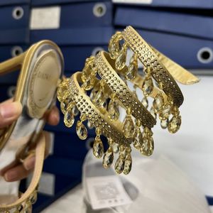 Sandali Crystal con Tacco a Spillo Open Toe e Cinturino alla Caviglia, Lusso e Moda 2025, Nuovi <span class=keywords><strong>Tacchi</strong></span> a Spirale - Product Image 6