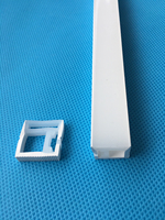 US-N2020SE Tube flexible en silicone néon LED de 20 mm, diffuseur, tuyau en caoutchouc, canal de profil LED pour bande LED PCB 10 mm