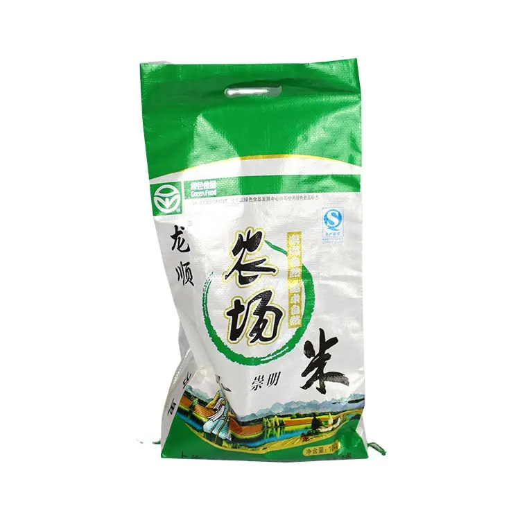 गर्म बिक्री के लिए पैकेजिंग प्लास्टिक बैग गेहूं का आटा पीपी बुना बोरी पोल्ट्री फ़ीड सफेद चीनी बैग चावल