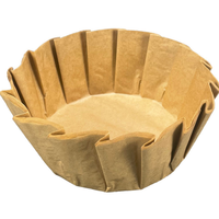 Plateau en papier déshuilé pour gâteau basque coloré en bois Spécifications multiples Gobelet en papier Gâteau 4 pouces 50pcs Plateau en papier basquette