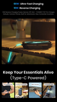 Teléfono Inteligente Resistente Fossibot F107 Pro 12+512GB Star Light, Teléfono con NFC, Batería de 28000mAh, Cámara de 200MP, Android 15, Teléfono Celular Resistente al Agua