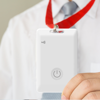 Built-In Rfid Akselerometer Geo Ibeacon Tag Ble Bluetooth 5.1 Lokasi Lencana Kartu Dpt Dipakai Beacon dengan Tombol Tekan