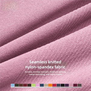 Gran oferta, mallas de Yoga para mujer con logotipo personalizado, cintura alta sin costuras, fruncido en los glúteos, Control de barriga, <span class=keywords><strong>efecto</strong></span> de levantamiento de glúteos, estampado Atlético - Product Image 4