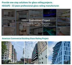 Rampe en verre sans cadre avec éclairage LED pour balcon, <span class=keywords><strong>terrasse</strong></span>, escalier, <span class=keywords><strong>balustrade</strong></span> de piscine en aluminium avec profil en U et éclairage LED - Product Image 6